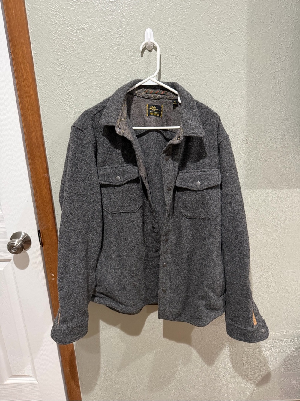 LL Bean Todd Snyder Charcoal Wool-Blend Jacket EUC Great Quality